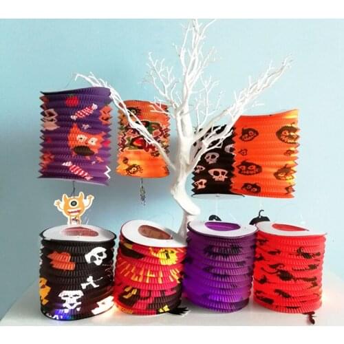 Halloween Decorations Paper Lanterns Halloween Hanging Lanterns Decorative, Halloween for Home Outdoor Yard Party Decor
