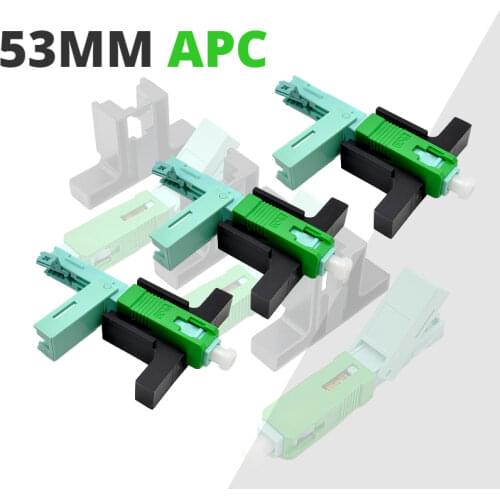 High Quality 53MM SC APC SM Single-Mode Optical Connector FTTH Tool Cold Connector Tool Fiber Optic Fast Connnector