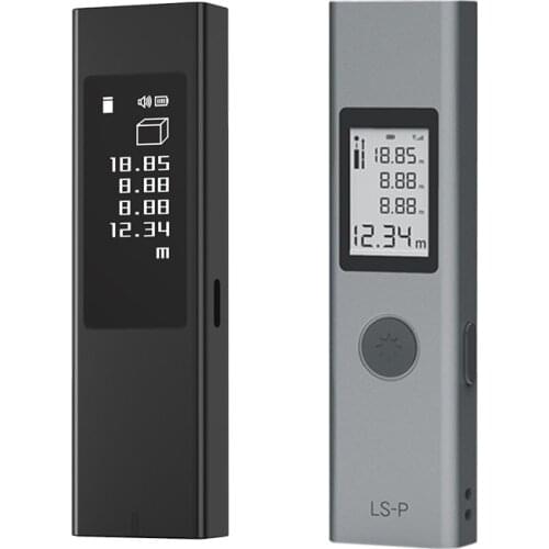 Mini Laser Rangefinder High-precision Laser Tape Measure Full Touch OLED Screen Range Finder Soft Outfit Laser Distance Meter