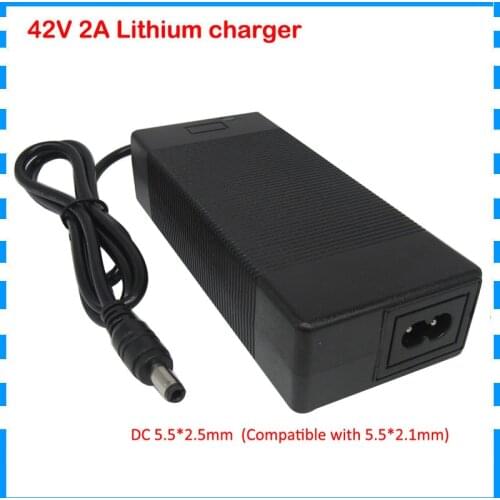 36V Lithium battery Charger 42V 2A charger use for 10S 36V 10AH 12AH 15AH 20AH li-ion ebike battery 42V2A scooter Charger