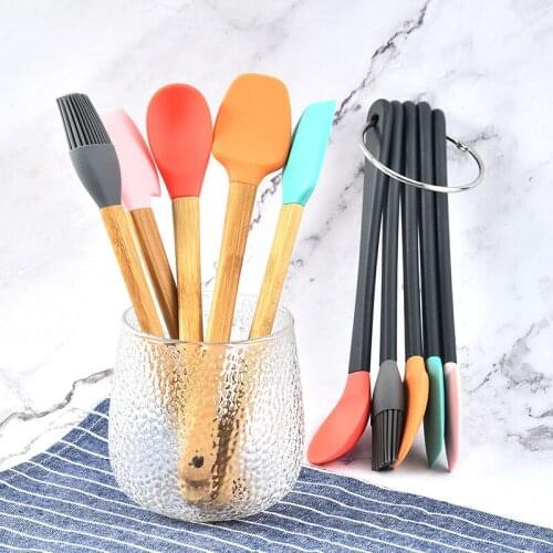 5pcs High Quality Kitchenware Cooking Set Heat Resistant Spatula Shovel Spoon Non-Stick Household Kitchen Utensils Tool
