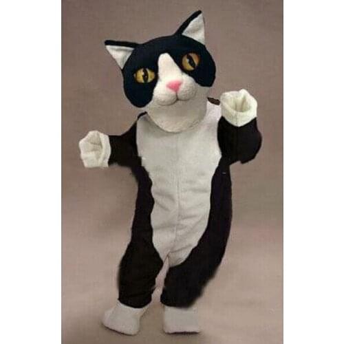 Black Cat Mascot Costume Suit Cosplay Party Game Fancy Dress Outfits Advertising Promotion Carnival Halloween Xmas Easter Adults