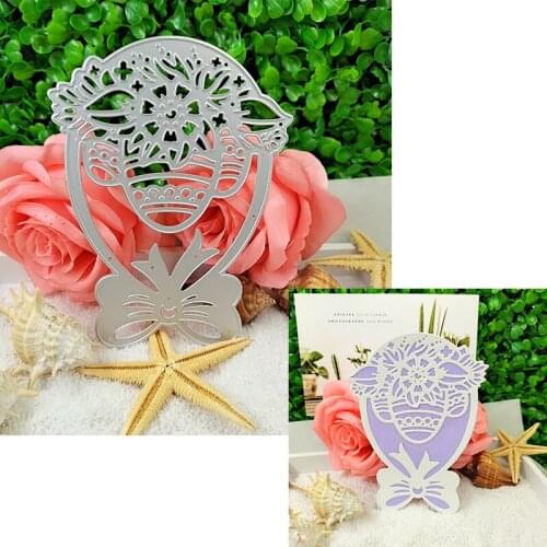 Suitable for Valentines Day metal cutting mold and DIY scrapbook album 3D greeting card making egg bow bouquet 2021 NEW