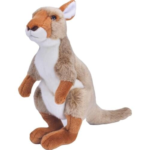BOLAFYNIA Cute animal kangaroo doll children plush toy Simulation kangaroo baby kid Stuffed toy birthday gift