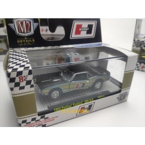M2 1:64 1968 Pontiac Firebird 400 alloy model Car Diecast Vehicle Toys Birthday Gift For Kids Boy