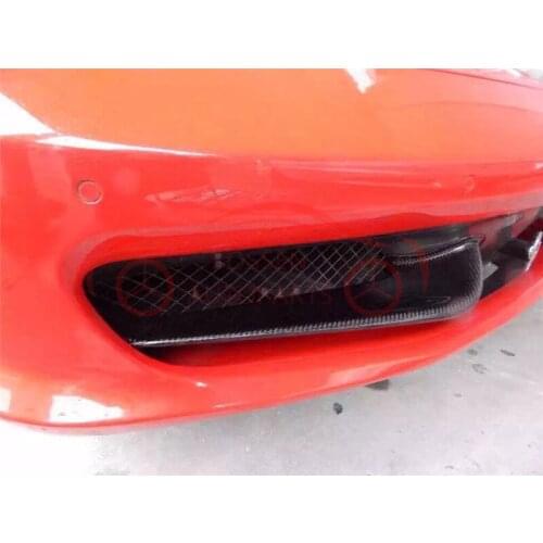 FOR Ferrari F458 carbon fiber front bar trim piece air knife, spoiler, body kit, auto parts