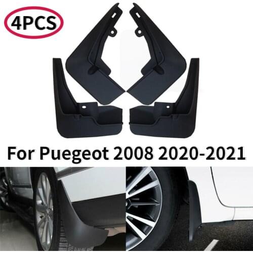Peugeout Series For 2008 Puegeot 2020-2021 Car Mud Flaps Mudflaps Splash Guards Mud Flap Mudguards Fender Flares Accessories