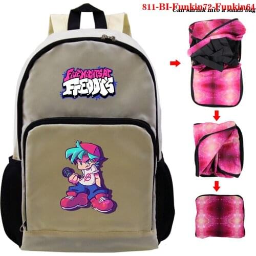 Teenage Girls Schoolbag Friday Night Funkin Backpack Cosplay Shoulder Bag School Student Schoolbag Travel Daypack Back To School