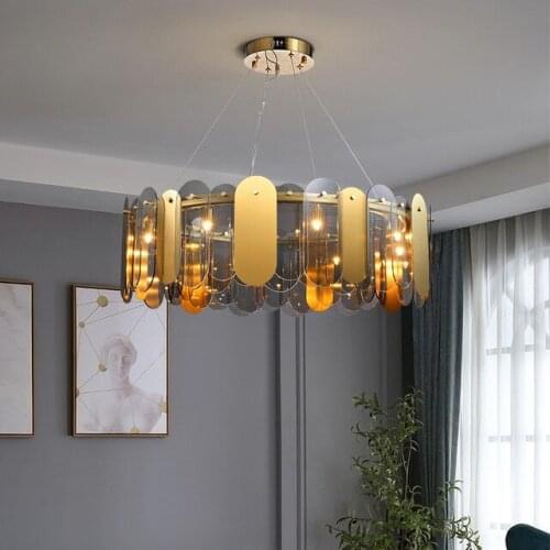 New Modern Luxury Chandelier Simple LED Living Room Dining Room Bedroom Luminaires Restaurant Clothing Store New Hanging Lamp