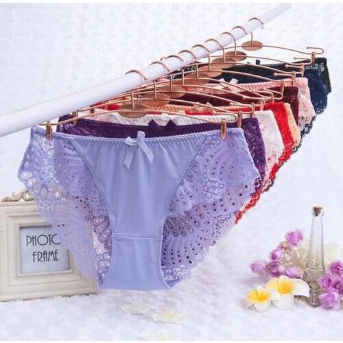 Plus Size Transparent Panties Women Underwear Seamless Briefs Cotton Underpant Calcinhas Girls Sexy Lingeries Panty Ladies Boxer
