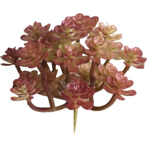 Creative DIY Mini Bonsai Branch Accessories Plastic Artificial Succulents Plant Floristry DesktopMiniature Artificial Craft