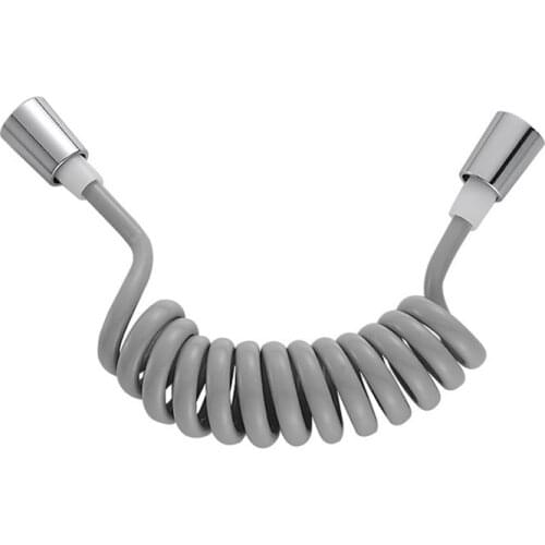 1.5m/2.0m/3M Spring Flexible Shower Hose Gun Telephone Line Plumbing Hose White/Black Water Plumbing Toilet Bidet Sprayer Hose