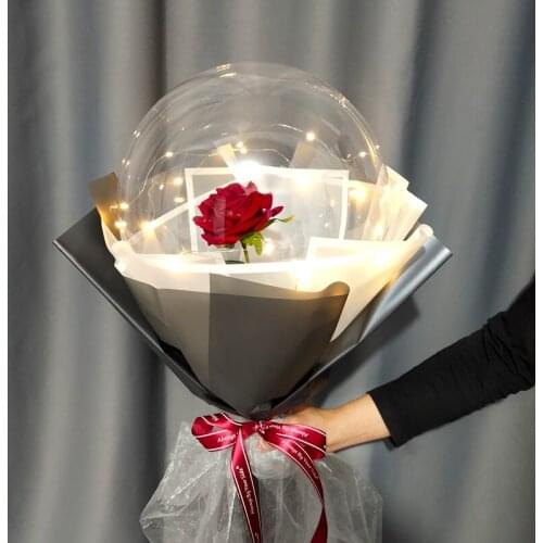 10/18/24/36 inch No Wrinkle PVC Bobo Balloon Super Transparent Birthday Party Wedding Holiday Festival Decoration Helium Balloon