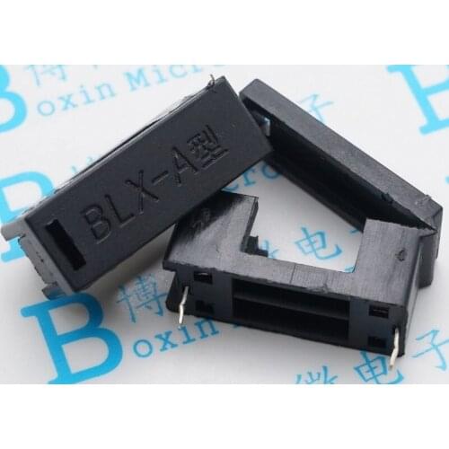 10pcs 5*20mm glass fuse holder BLX-A type with cover fuse blocks 5X20mm insurance header Free shipping