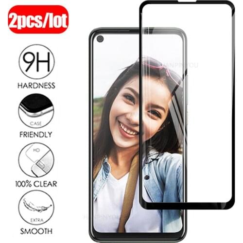 2Pcs Protective Tempered Glass on For HTC U20 5G U205G 6.8" Full Cover Screen Protector Glass Film