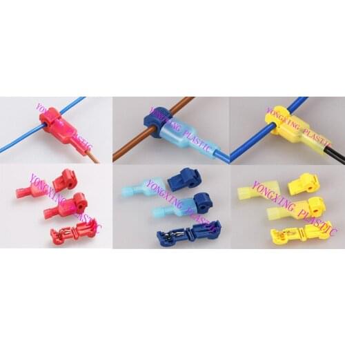 60Pair/lot Scotch Lock Quick Splice Wire Connectors Terminals Crimp Electrical Car Audio 22-10AWG(0.5-6.0mm2) Wire