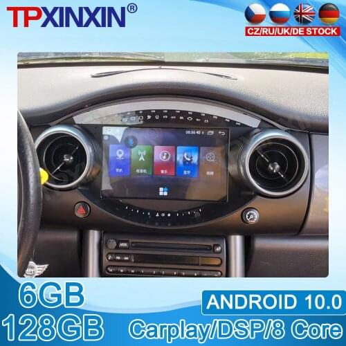 9 Inch For BMW Mini Cooper 2004 - 2006 Android 10.0 Car Multimedia Radio Stereo Car Audio Car GPS Navigation Player WiFi 6+128GB