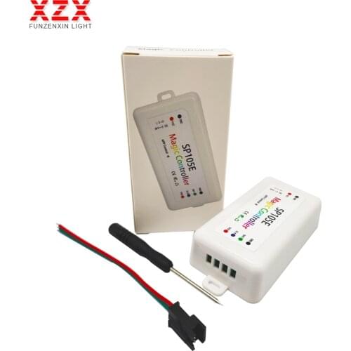 DC5V~24V SP105E Wireless Bluetooth Magic Dream Color Controller iOS Android For WS2811 WS2812B WS2813 SK6812 Led Strip Light