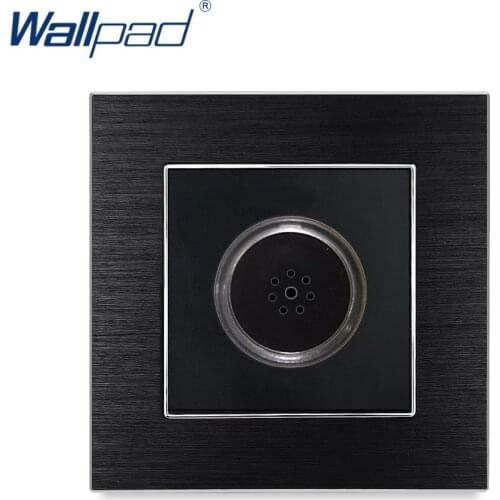 New Arrival Sound Light Control Switches Wallpad Luxury Wall Light Switch Satin Metal Panel Interrupteur