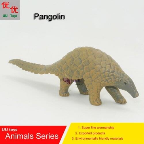 Hot toys: Pangolin simulation model Animals kids toys children educational props