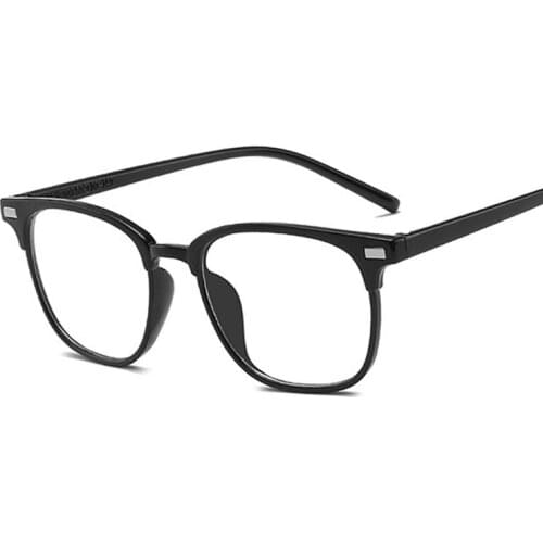 Transparent Spectacle Frame for Men Women Glasses Anti-fatigue Square High Quality Computer Eyeglasses Men Retro Optical Lens