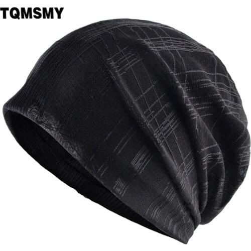TQMSMY Solid Color Beanies Spring Summer Thin Hats For Women Multi-purpose hat scarf Bonnet Men Fashiion Hip Hop Beanies Hat E49