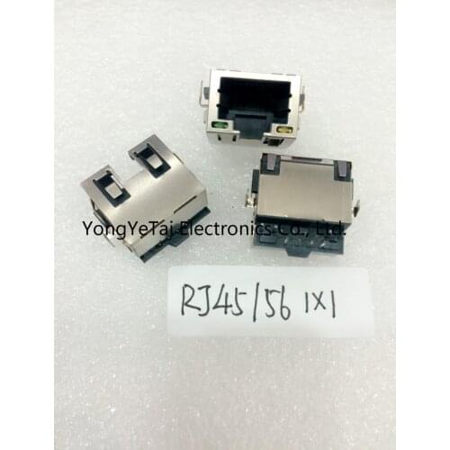 Shen plate RJ45 network jack 56 Network Interface 1 * 1 Shen plate illuminated LED shrapnel free shipping