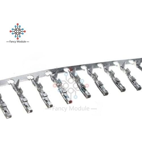 100Pcs Dupont Jumper Wire Cable Housing Female Pin Contor Terminal 2.54mm NEW