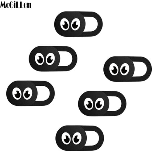 Universal Eye WebCam Cover Shutter Magnet Slider Camera Cover for IPhone PC Laptops Phone Tablet Lenses Web Cam Privacy Sticker