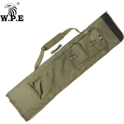 W.P.E 1pcs Carp Fishing Rod Bag 1.5m/2.1m Foldable Oxford Cloth Carp Fishing Rod Reel Storage Carrier Carp Fishing Tackle Pesca
