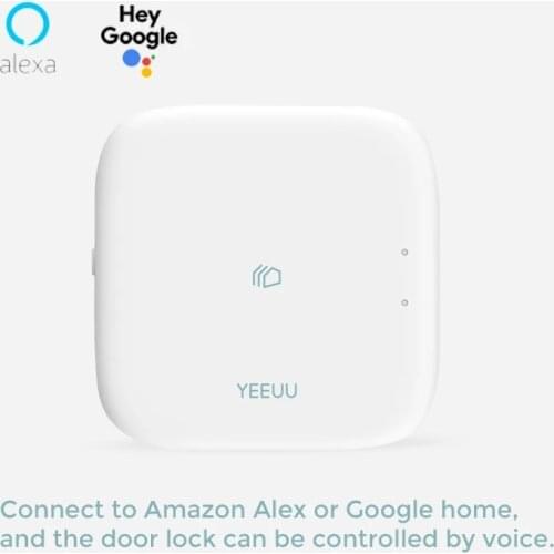 Tuya Gateway WiFi HUB For Bluetooth Gateway For YEEUU Smart Lock KEY LOCK BOX Connect to Alexa Google FTTT Voice Control