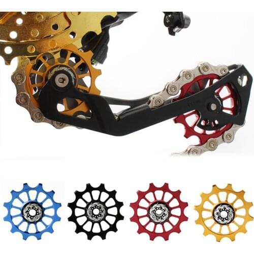 MTB Road Bicycle Rear Guide Wheel 12T Bike Rear Derailleur Pulley Roller Bicycle Parts MTB Bike Accessories