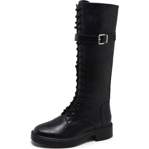 Overknee Boots Woman 2018 Autumn And Winter New Pattern Long Boot Network Red Thin Boots Restore Ancient Canister Knight Boots