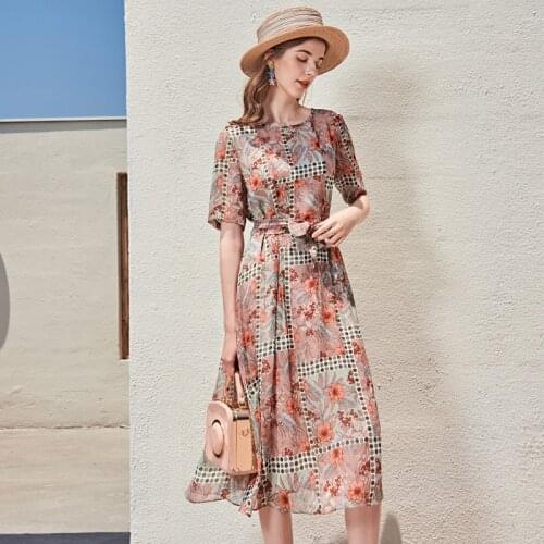 Dot yellow chiffon silk floral maxi dress women 2020 summer long work beach office sexy party luxury dresses plus size
