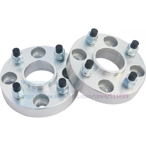 2pcs PCD 4x114.3-66.1 Thick 20MM Forged Alloy Wheel Hub Spacer For Nissan