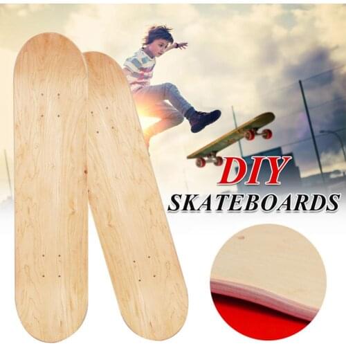 8inch 8-Layer Maple Blank Double Concave Skateboards Natural Skate Deck Board Skateboards Deck Wood Maple Skate Equipments