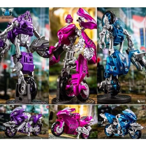 Aoyi Transformation ls-19 ls19 Arcee Elita-one Chromia Three Supersonic Sister Set Motorcycle Action Figure Robot Toys