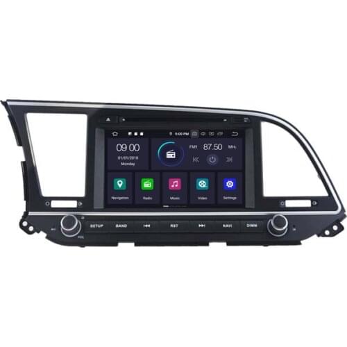 8" Octa-Core Android 10.0 OS Car DVD Multimedia Navigation GPS Radio System Player for Hyundai Elantra / Avante 2015-2018 (AD)