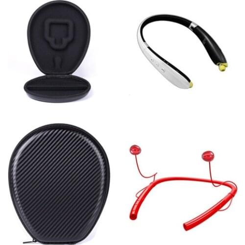 Wireless Headset Earbuds Protective Travel Bag Case for Sony MDR-EX750BT,MDR-XB70BTM,MUC-M2BT1,WI-C400,WI-1000X,SBH80,SBH70