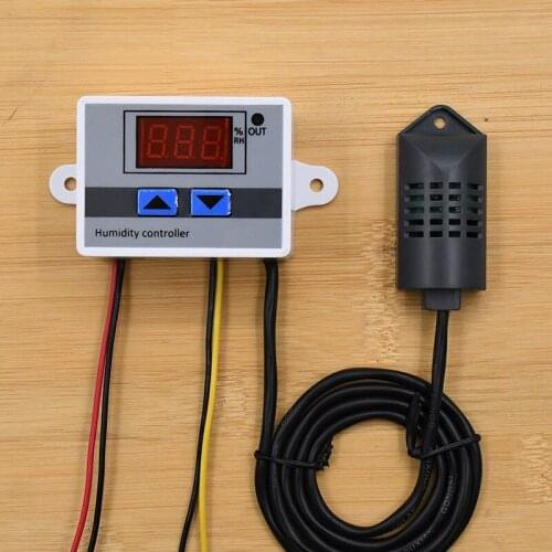 0-99%RH mini humidity controller 12V 24V 220V digital Hygrometer with humidity sensor