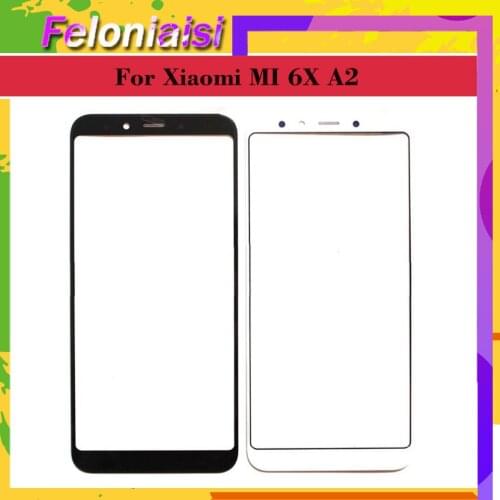 For Xiaomi MI 6X A2 Mi6X MiA2 Touch Screen Panel Front Outer Glass Lens Touchscreen NO LCD Without Digitizer 5.99"