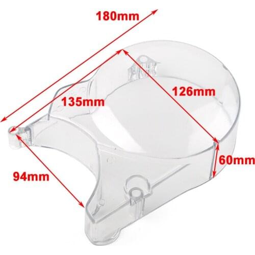 Motor Transparent Clear ABS Stator Plate Engine Case Cover Casing Pit Dirt Bike 50cc 110cc 125cc 140cc