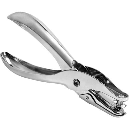 Imzay 6mm Metal Single Hole Puncher Hand Paper Punch Single HoleSingle Hole Scrapbooking Punches For Leather Professional Tool