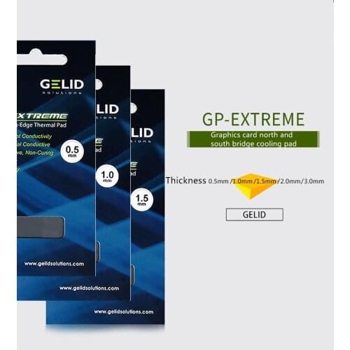 GELID GP-EXTREME 80X40 120X120 PC CPU GPU Heatsink Cooling North and South Bridge Video card Thermal Pad 12W/MK