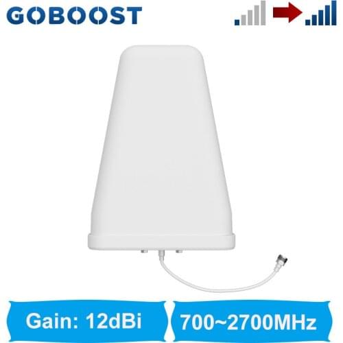 GOBOOST 4G External Antenna 12dBi Outdoor Log Periodic Antenna For Communication Network Mobile Phone Booster