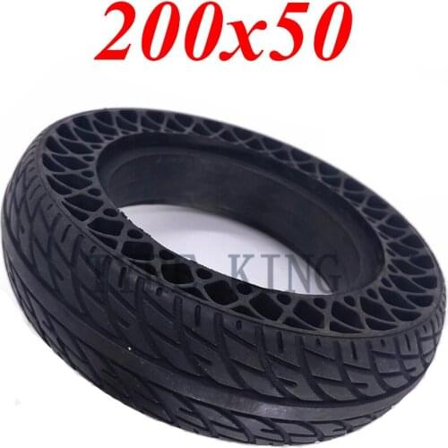 Hot Sale 200x50 Solid Wheel Tyre 200*50 Shock Absorption Solid Tire Honeycomb Tires for Electric Scooter Accessories