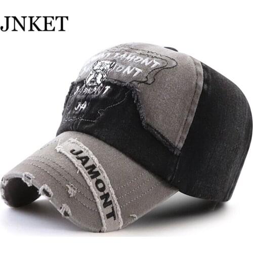 JNKET Parent-Child Baseball Cap Washed Fabric Worn-Out Style Embroidery Baseball Hat Casual Trucker Hats Outdoor Sports Cap