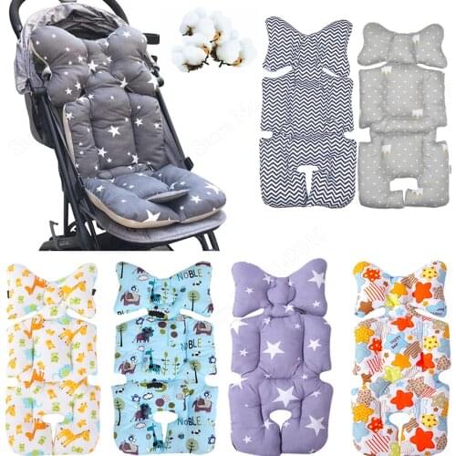Baby Stroller Pad Thick Warm Cotton Breathable Stroller Car High Chair Seat Cushion Liner Mat Cover Protector Accessory
