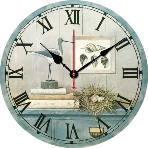 Decorative Round Wall Clock Arabic Numerals Wall Clock Ticking Decorative Clock Wall Clock Wall Decoration room modern design