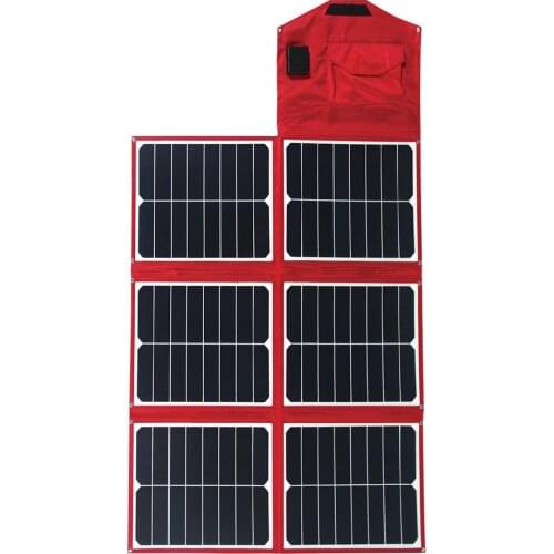 Hottest selling sunpower foldable 90W solar panel with 16V output for car battery charger